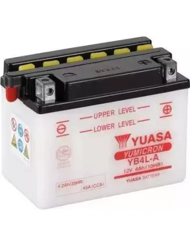 Batería Yuasa YB4L-A  MOTO 4AH