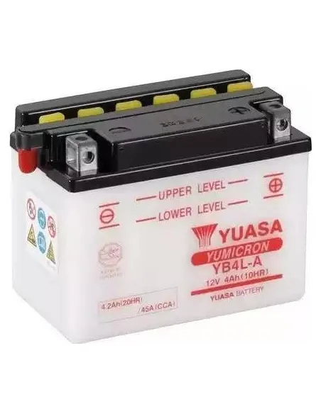Batería Yuasa YB4L-A  MOTO 4AH