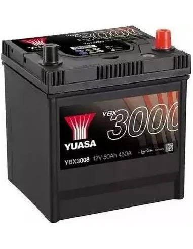 Batería Yuasa YBX3008 12V 50Ah 450A  SMF