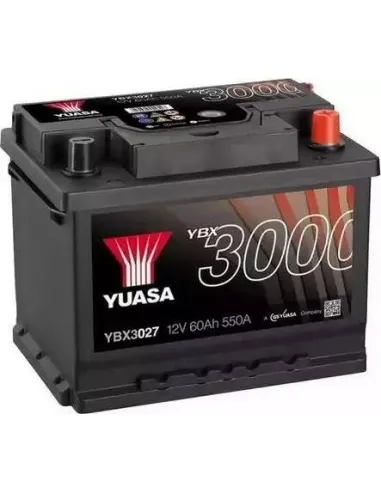 Batería Yuasa YBX3027 12V 60Ah 550A  SMF