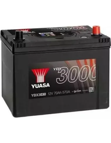 Batería Yuasa YBX3030 12V 70Ah 570A  SMF