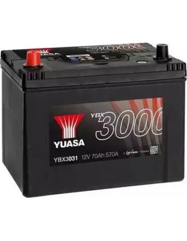 Batería Yuasa YBX3031 12V 70Ah 570A  SMF