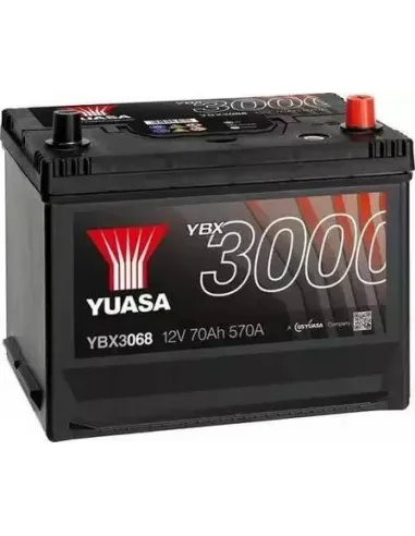 Batería Yuasa YBX3068 12V 70Ah 570A  SMF