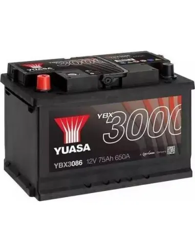 Batería Yuasa YBX3086 12V 75Ah 650A  SMF