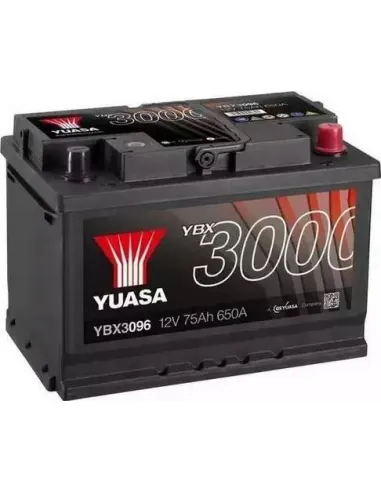 Batería Yuasa YBX3096 12V 75Ah 650A  SMF