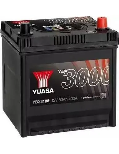 Batería Yuasa YBX3108 12V 50Ah 400A  SMF