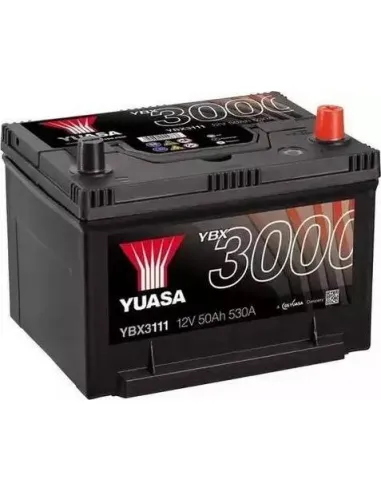 Batería Yuasa YBX3111 12V 50Ah 530A  SMF