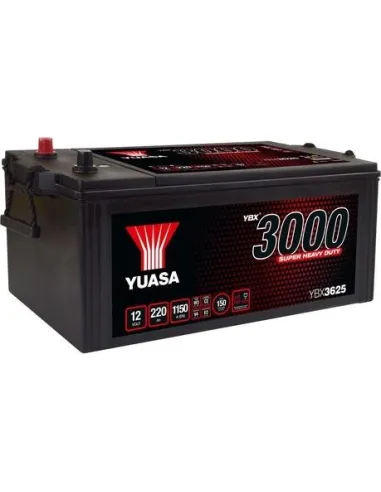 Batería Yuasa YBX3625 YBX3625 12V 220Ah EN 1150A