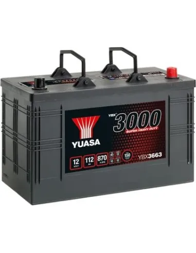 Batería Yuasa YBX3663 YBX3663 12V 112Ah EN 870A S