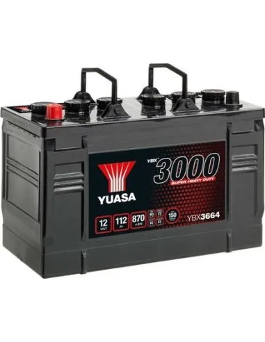 Batería Yuasa YBX3664 YBX3664 12V 112Ah EN 870A S