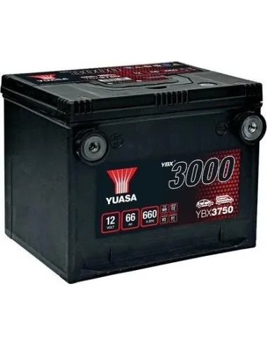 Batería Yuasa YBX3750 YBX3750 12V 66Ah EN 660A