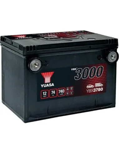 Batería Yuasa YBX3780 YBX3780 12V 74Ah EN 740A