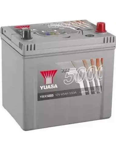 Batería Yuasa YBX5005 12V 65Ah 550A  Silver