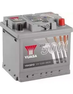 Batería Yuasa YBX5012 12V 52Ah 480A  Silver