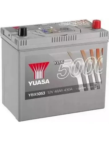 Batería Yuasa YBX5053 12V 48Ah 430A  Silver