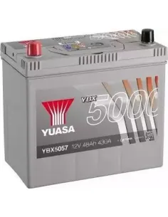 Batería Yuasa YBX5057 12V 48Ah 430A  Silver