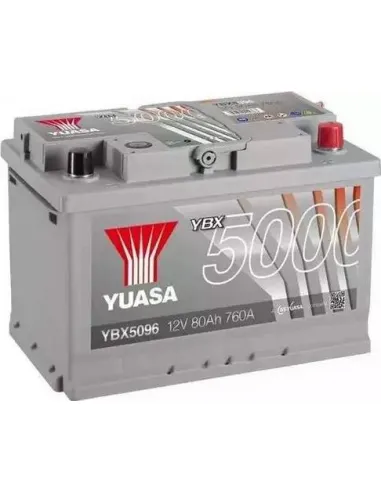 Batería Yuasa YBX5096 12V 80Ah 760A  Silver