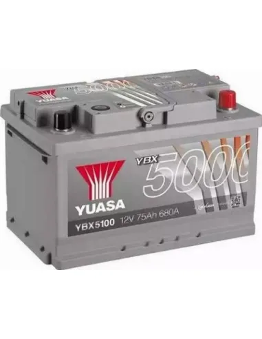 Batería Yuasa YBX5100 12V 75Ah 680A  Silver