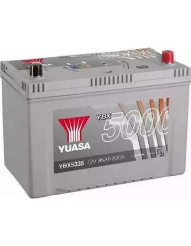 Batería Yuasa YBX5335 12V 95Ah 830A  Silver