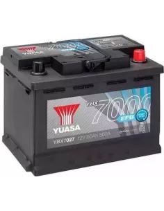 Batería Yuasa YBX7027 12V 60Ah 560A  EFB Sta