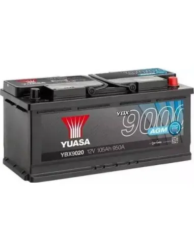 Batería Yuasa YBX9020 12V 105Ah 950A  AGM St