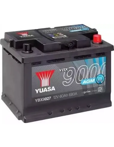 Batería Yuasa YBX9027 12V 60Ah 680A  AGM Sta