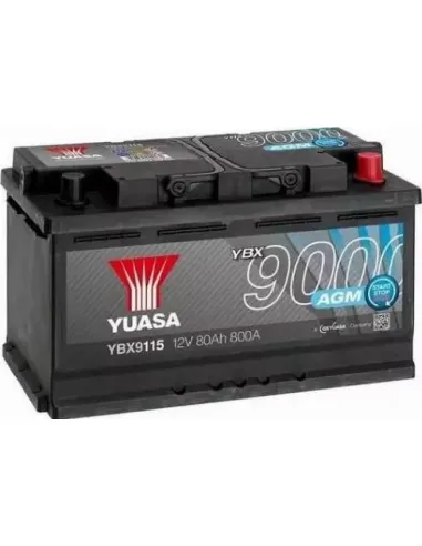 Batería Yuasa YBX9115 12V 80Ah 800A  AGM Sta