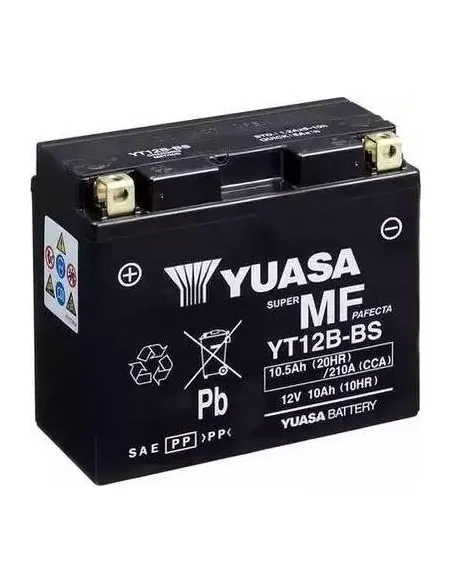 Batería Yuasa YT12B-BS  MOTO 10AH