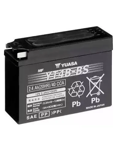 Batería Yuasa YT4B-BS  MOTO 2,3AH