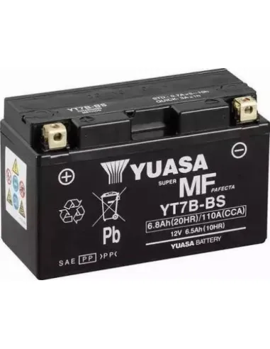 Batería Yuasa YT7B-BS  MOTO 6,5AH