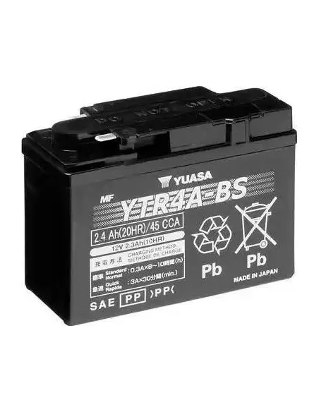 Batería Yuasa YTR4A-BS  MOTO 2,3AH