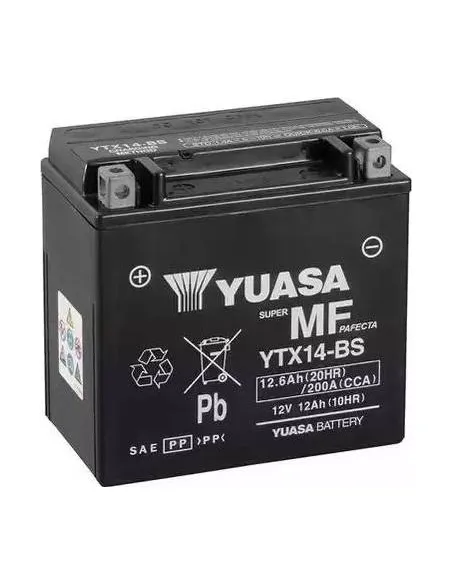 Batería Yuasa YTX14-BS BAT  YTX14-BS (CP) 12