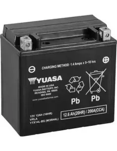 Batería Yuasa YTX14L-BS  MOTO 12AH