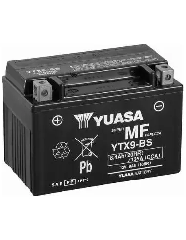 Batería Yuasa YTX9-BS(CP) 12V  MF VRLA