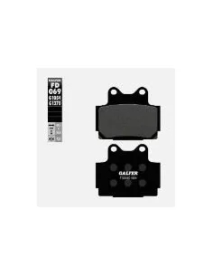 JUEGO PASTILLAS DE FRENO FD069-G1054 NEGRA GALFER