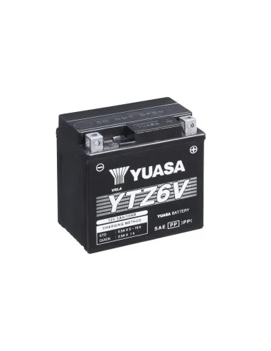 Yuasa YTZ6V / YTZ6V-BS 12V High Performance Batería sin Mantenimiento