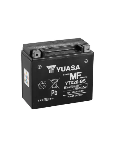 Batería Yuasa YTX20-BS  MOTO 18AH