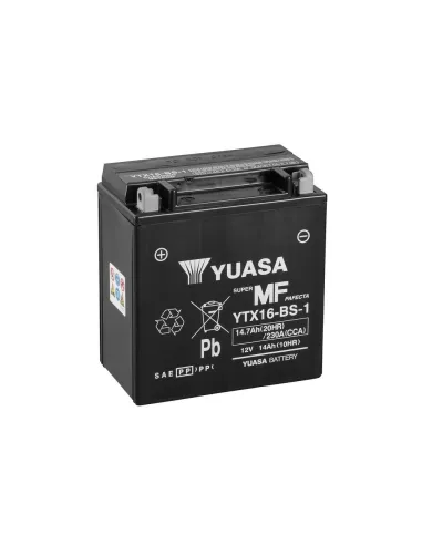 Batería Yuasa YTX16-BS-1  MOTO 14AH