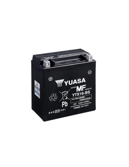 Batería Yuasa YTX16-BS  MOTO 14AH