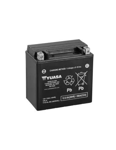 Batería Yuasa YTX14L-BS  MOTO 12AH