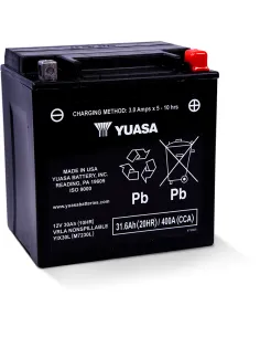 Yuasa YIX30L-BS 12V High Performance Batería sin...