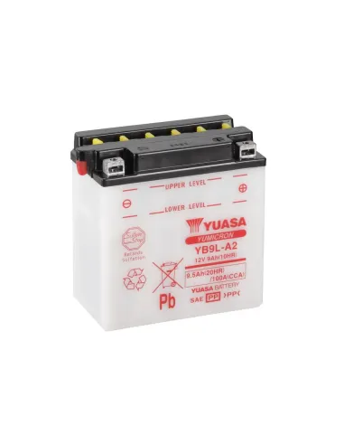 Yuasa YB9L-A2 / YB9L-A2-BS 12V Yumicron Batería