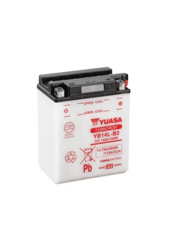 Yuasa YB14L-B2  / YB14L-B2-BS 12V Yumicron Batería