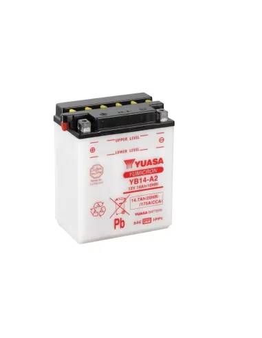 Yuasa YB14-A2 / YB14-A2-BS 12V Yumicron Batería