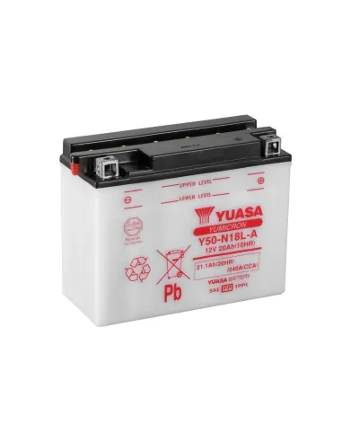 Yuasa Y50-N18L-A  / Y50-N18L-A-BS 12V Yumicron Batería