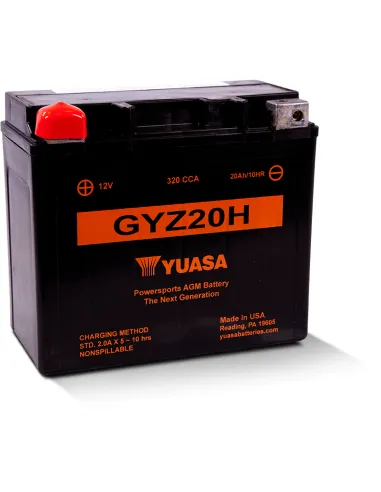 Yuasa GYZ20H 12V High Performance Batería sin Mantenimiento