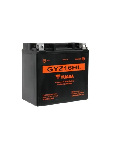 Yuasa GYZ16HL 12V High Performance Batería sin Mantenimiento