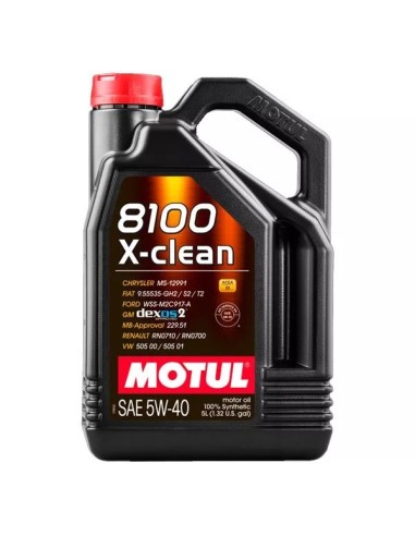 Motul 8100 X-CLEAN 5w40 5L