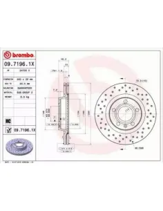 0971961X Disco de freno Brembo