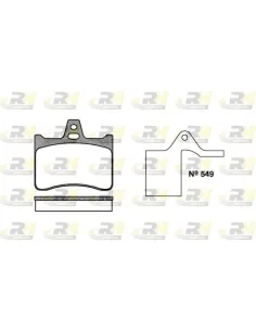 Pastillas De Freno Rh Citroën Cx,Xantia,Xm